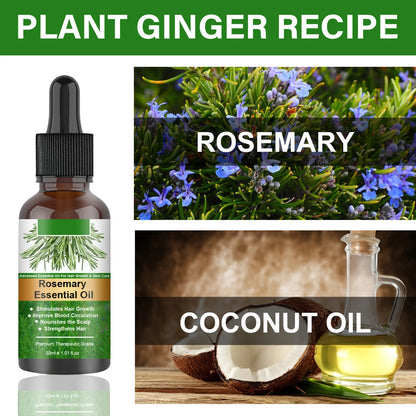 PureGrow™ Rosemary Hair Oil – Naturlig hårväxt från rot till topp