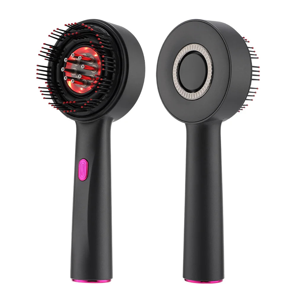 LuxeHair™ Premium Hårvårdsborste med Ljusbehandling & Massage