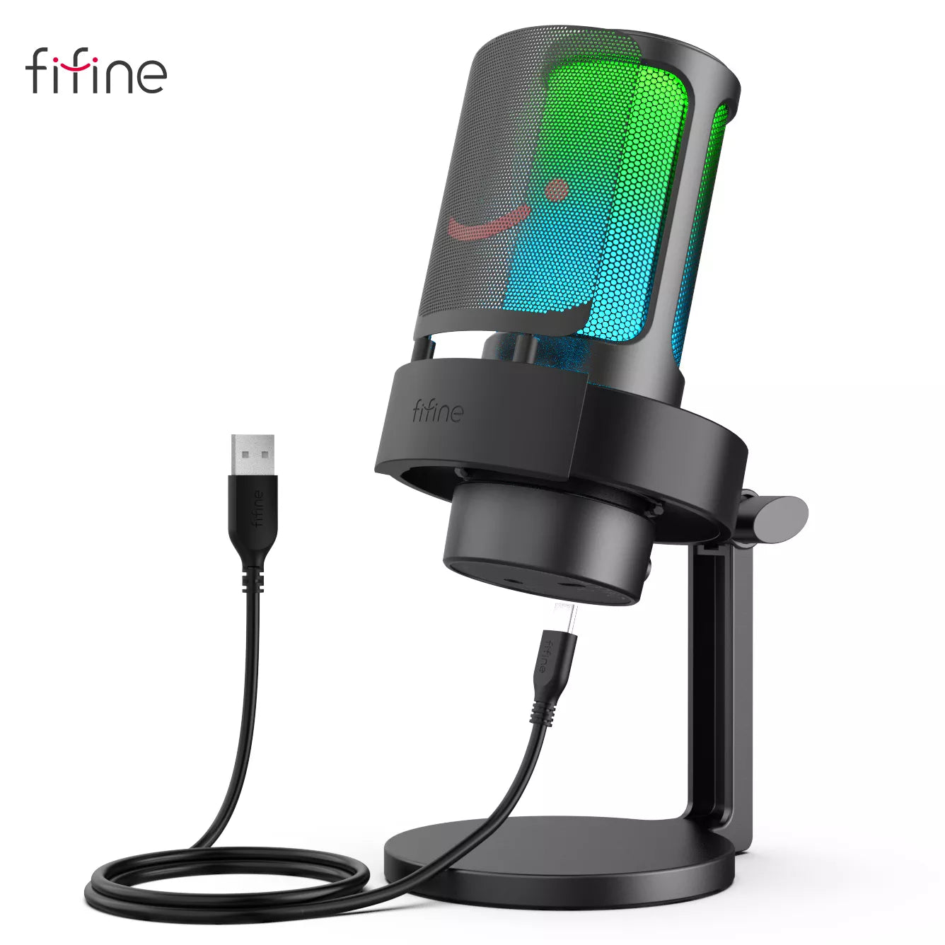 AuraMic™ – Trådlös RGB-mikrofon med professionell ljudkvalitet