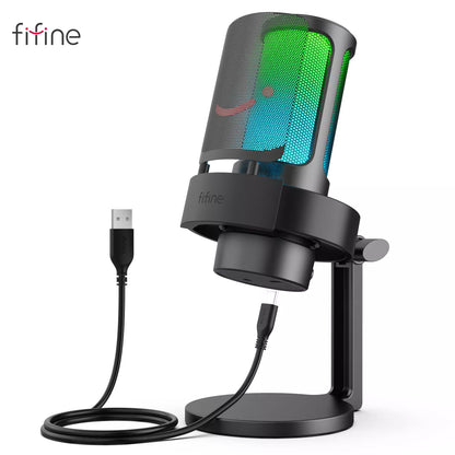 AuraMic™ – Trådlös RGB-mikrofon med professionell ljudkvalitet