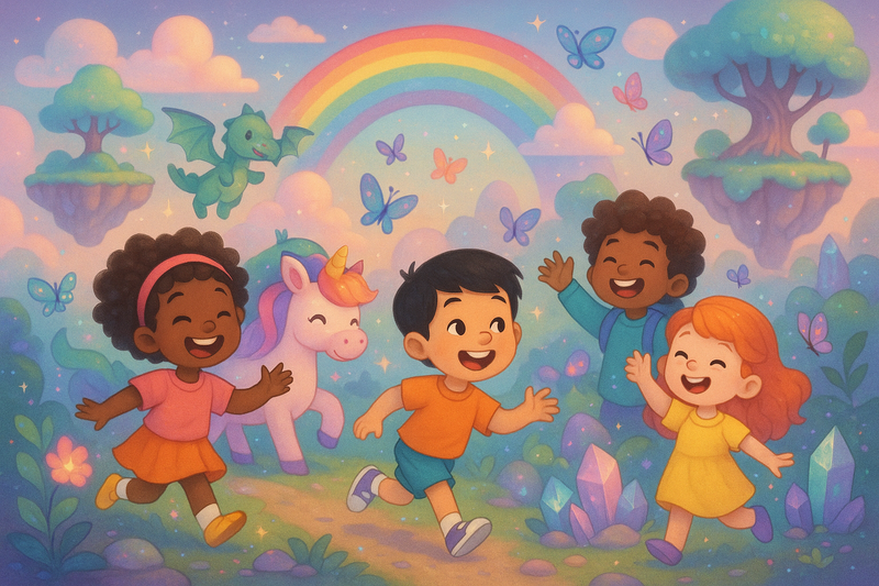 nej inte tech saker det ska vara barn helst animerade bilder som ör lite fantisifulla 